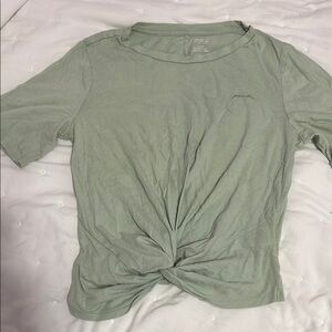 PINK Victoria's Secret Green Crop Top